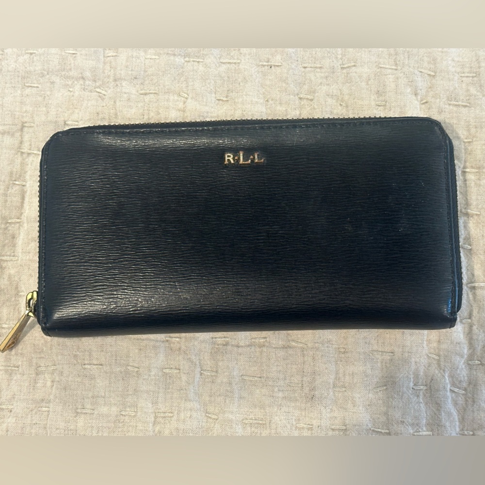 Ralph Lauren Black Leather Wallet